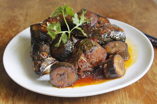 chuối xanh kho cá chuối xanh kho cá