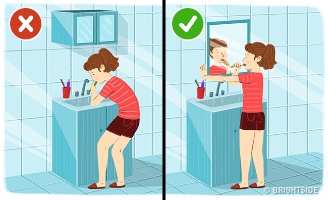Tránh bệnh cột sống bằng cách cải thiện tư thế sai thường gặp