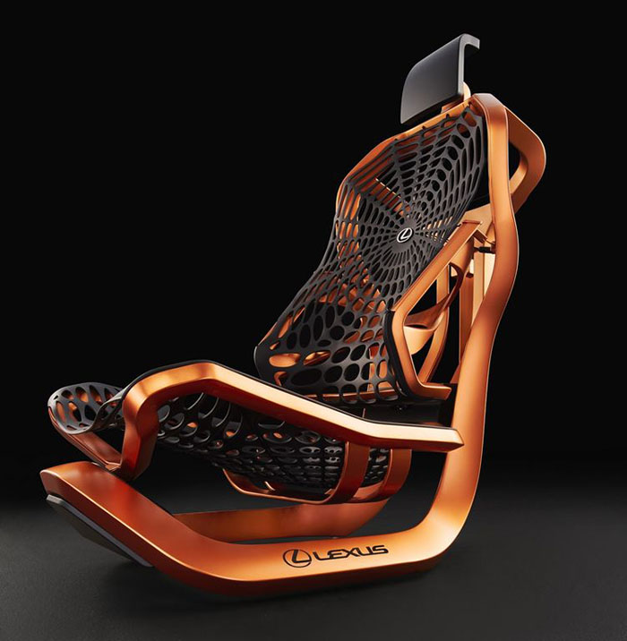 Lexus chế tạo ghế ngồi hỗ trợ sức khỏe cho Kinetic Concept