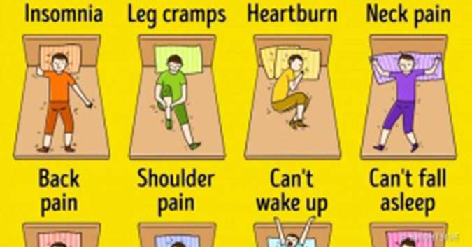 các tư thế nằm ngủ các tư thế nằm ngủ