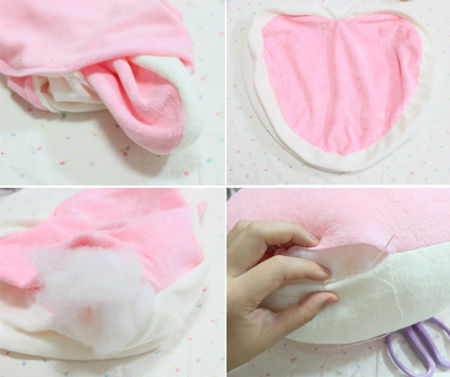 Nhồi bông ruột gối