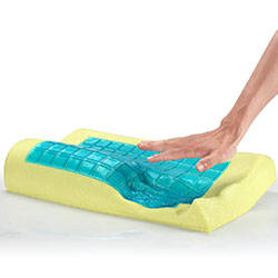 Gối ngủ cao su non gel mát hỗ trợ chống đau cổ GDH-02 Gối ngủ cao su non gel mát hỗ trợ chống đau cổ GDH-02