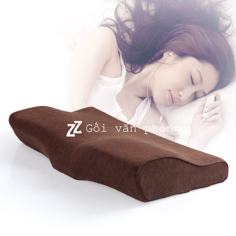 Gối ngủ cao cấp hỗ trợ đau vai gáy cho người lớn GDH-04