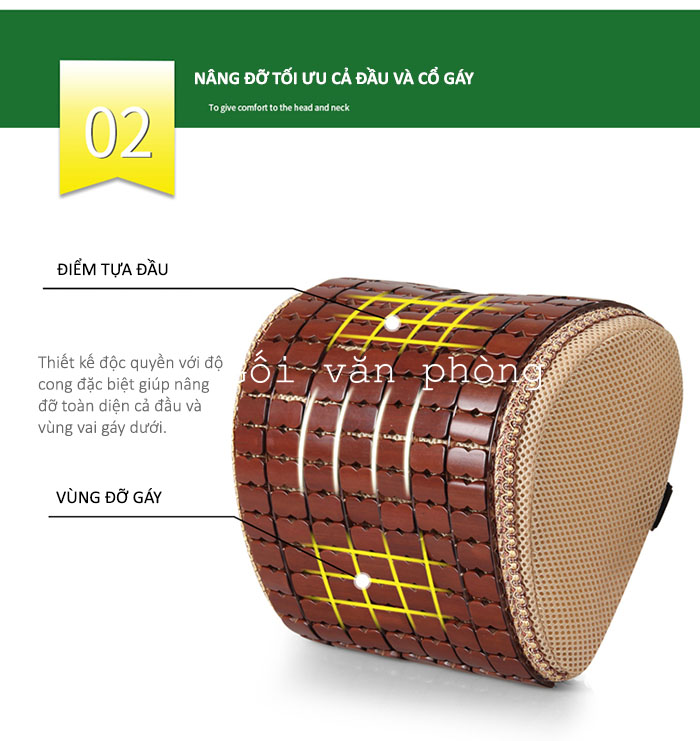 Gối trúc ô tô