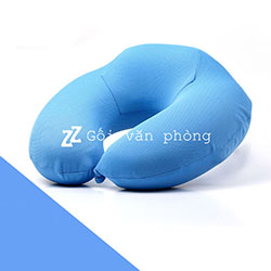 Gối tựa cổ chữ U mặt đỡ gáy lớn có khuy cài GLC-05 Gối tựa cổ chữ U mặt đỡ gáy lớn có khuy cài GLC-05