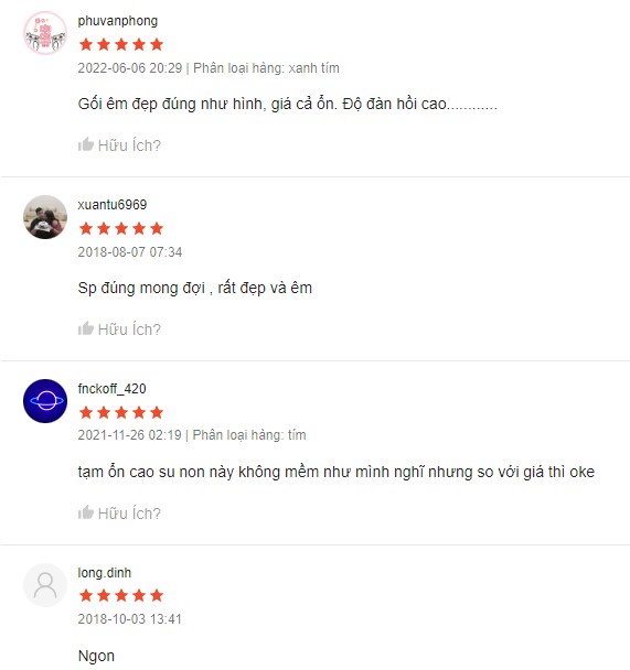 Đánh giá gối chữ U Đánh giá gối chữ U