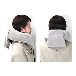 Gối chữ U du lịch gắn liền túi đựng GLC-09