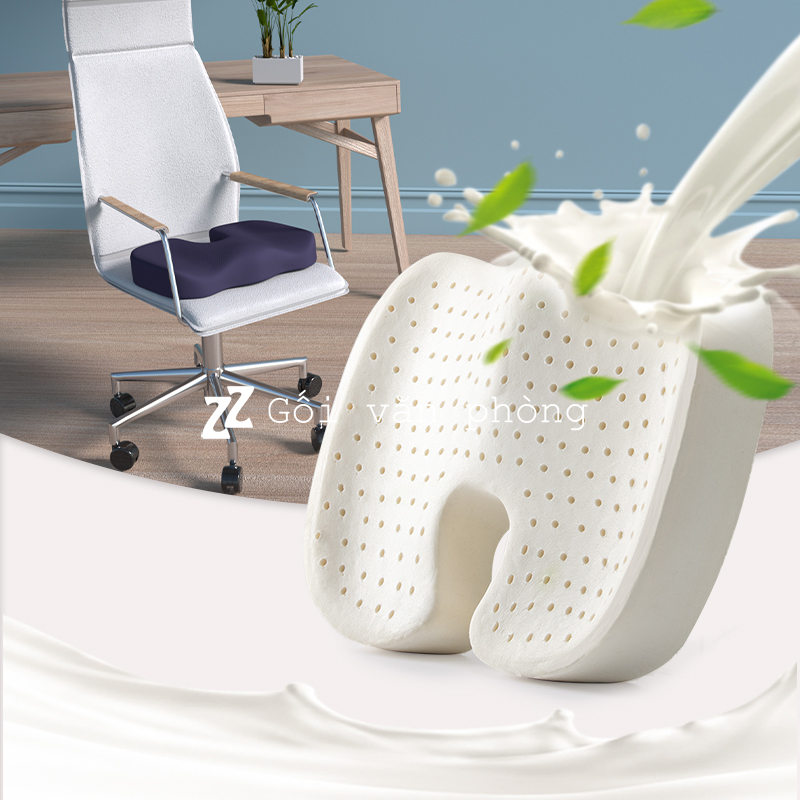 Đệm ngồi ghế văn phòng, ô tô cao su thiên nhiên GLM-08