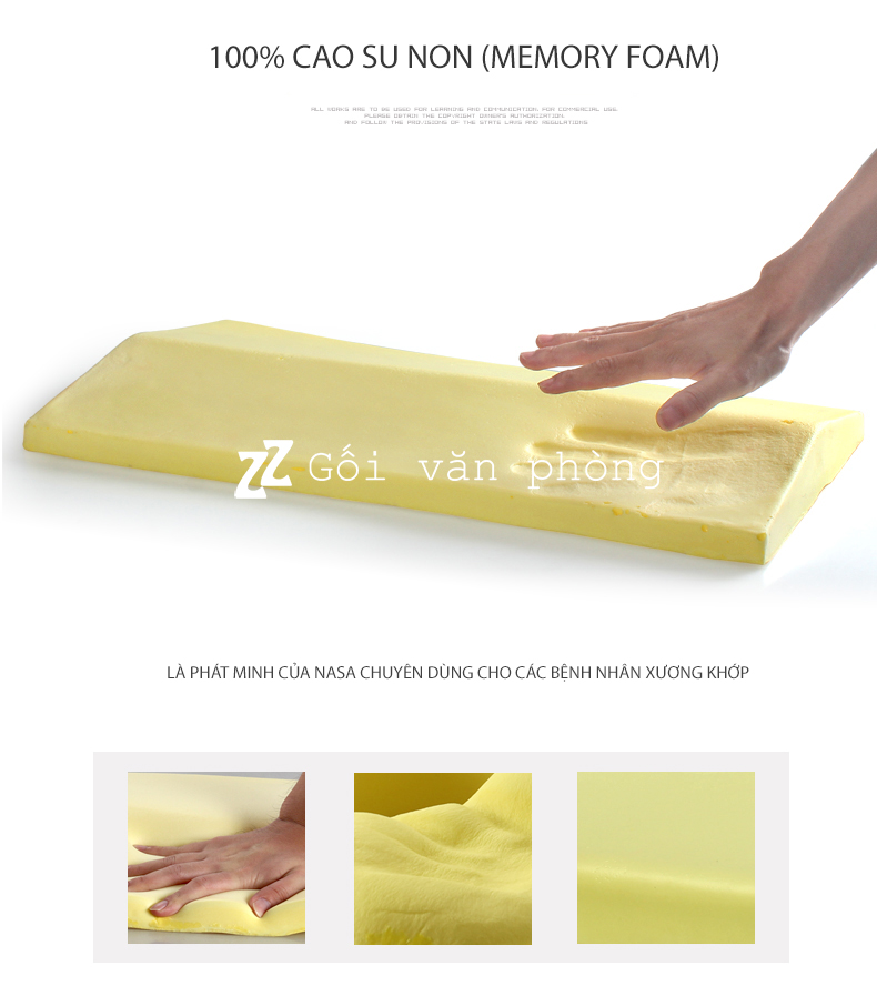 gối cao su non gối cao su non