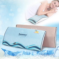 Gối kê lưng nằm ngủ vỏ lụa mát có hạt chống trượt GLN-04