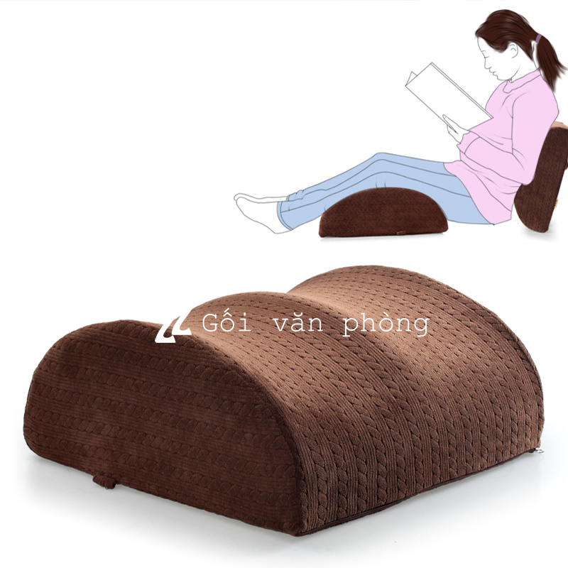 Gối dựa lưng cao su non siêu êm siêu dày 17cm GTL-07