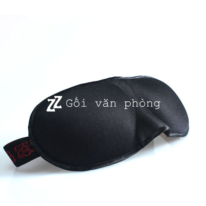 Kính vải đen bịt mắt 3D K3D-01