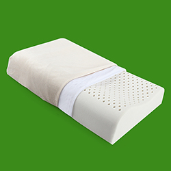 Gối ngủ chống ngáy cao su thiên nhiên 2 kích cỡ kèm vỏ LDH-01 Gối ngủ chống ngáy cao su thiên nhiên 2 kích cỡ kèm vỏ LDH-01